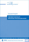 Buchcover Videoüberwachung im öffentlichen Personennahverkehr