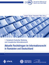Buchcover Aktuelle Rechtsfragen im Informationsrecht in Rumänien und Deutschland