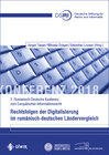 Buchcover Rechtsfolgen der Digitalisierung im rumänisch-deutschen Ländervergleich