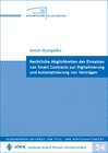 Buchcover Rechtliche Möglichkeiten des Einsatzes von Smart Contracts zur Digitalisierung und Automatisierung von Verträgen