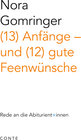 Buchcover (13) Anfänge - und (12) gute Feenwünsche