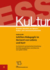 Buchcover Schillers Pädagogik im Horizont von Leibniz und Kant