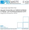 Buchcover Aktuelle Fortschritte von Kalibrierverfahren im Nieder- und Hochfrequenzbereich 2014