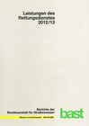 Buchcover Leistungen des Rettungsdienstes 2012/2013