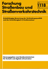 Buchcover Zeitabhängige Bewertung der Verbindungsqualität und der Zuverlässigleit in Straßennetzen