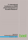 Buchcover 7th International Conference on ESAR "Expert Symposium in Accident Research" 2016
