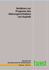 Buchcover Verfahren zur Prognose des Alterungsverhaltens von Asphalt
