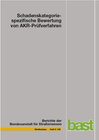 Buchcover Schadenskategoriespezifische Bewertung von AKR-Prüfverfahren