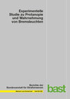 Buchcover Experimentelle Studie zu Protanopie und Wahrnehmung von Bremsleuchten
