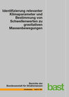 Buchcover Identifizierung relevanter Klimaparameter und Bestimmung von Schwellenwerten zu gravitativen Massenbewegungen