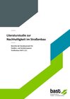 Buchcover Literaturstudie zur Nachhaltigkeit im Straßenbau