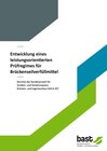 Buchcover Entwicklung eines leistungsorientierten Prüfregimes für Brückenseilverfüllmittel