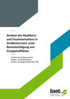 Buchcover Analyse des Reaktions- und Fluchtverhaltens in Straßentunneln unter Berücksichtigung von Gruppeneffekten