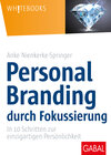 Buchcover Personal Branding durch Fokussierung