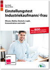 Buchcover Einstellungstest Industriekaufmann / Industriekauffrau