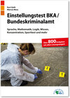 Buchcover Einstellungstest BKA / Bundeskriminalamt