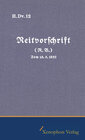 Buchcover H. Dv. 12 - Reitvorschrift Ausgabe 1937