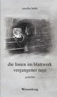 Buchcover die linien im blattwerk vergangener tage