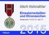Buchcover Einsatzmedaillen und Ehrenzeichen 2015