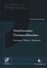 Buchcover Notarformulare Vorsorgevollmachten