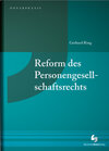 Buchcover Reform des Personengesellschaftsrechts
