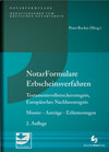 Buchcover Notarformulare Erbscheinsverfahren