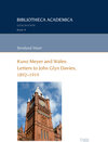 Buchcover Kuno Meyer and Wales: Letters to John Glyn Davies, 1892–1919
