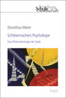 Buchcover Schleiermachers Psychologie