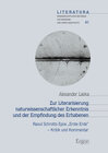 Buchcover Zur Literarisierung naturwissenschaftlicher Erkenntnis und der Empfindung des Erhabenen