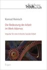 Buchcover Die Bedeutung der Arbeit im Werk Adornos