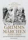 Buchcover Grimms Märchen anno 1810