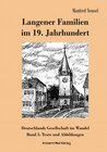 Buchcover Langener Familien im 19. Jahrhundert