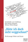 Buchcover "Hätte ich doch nicht weggeschaut!"