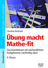 Buchcover Übung macht Mathe-fit 6. Klasse