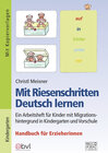 Buchcover Mit Riesenschritten Deutsch lernen - Handbuch