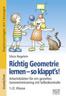 Buchcover Richtig Geometrie lernen – so klappt´s! 1./2. Klasse