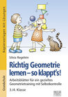 Buchcover Richtig Geometrie lernen – so klappt´s! 3./4. Klasse
