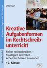 Buchcover Kreative Aufgabenformen im Rechtschreibunterricht 10. Klasse
