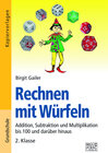 Buchcover Rechnen mit Würfeln 2. Klasse