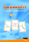Buchcover GraphoFit-Übungsmappe 18: v-f