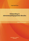 Buchcover Onboarding in elementarpädagogischen Berufen