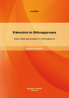 Buchcover Erkenntnis im Bildungsprozess: Platons Bildungskonzeption im Höhlengleichnis