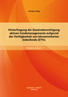 Buchcover Hinterfragung der Daseinsberechtigung aktiven Fondsmanagements aufgrund der Verfügbarkeit von börsennotierten Indexfonds