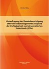 Buchcover Hinterfragung der Daseinsberechtigung aktiven Fondsmanagements aufgrund der Verfügbarkeit von börsennotierten Indexfonds