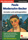Buchcover Paula Modersohn-Becker ... anmalen und weitergestalten