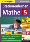 Buchcover Stationenlernen Mathe / Klasse 5