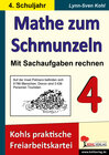 Buchcover Mathe zum Schmunzeln - Sachaufgaben / Klasse 4