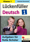 Buchcover Lückenfüller Deutsch / Klasse 1