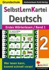 Buchcover SelbstLernKartei Deutsch 2