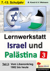 Buchcover Lernwerkstatt Israel und Palästina 3